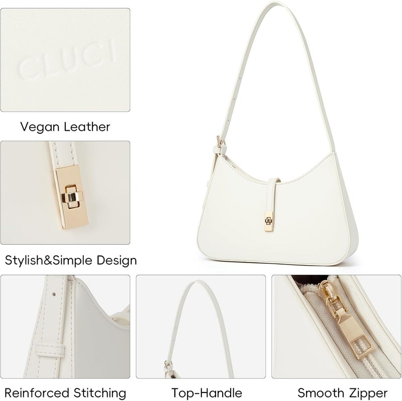 CLUCI Shoulder Bag for Women, Purses for Women, Handbag Hobo Bags Vegan Leather Crossbody Purse with Adjustable Strap - Image 4